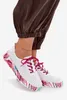 Leder Damenhalbschuhe mit Musterplattform Fuchsia Femela 40 Produktbild-Vorschau 8