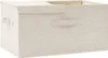 vidaXL Boîte de rangement en tissu 50x30x25 cm crème Voir les images du produit 12