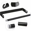 Küchenrollenhalter Wandhalter schwarz matt Aluminium Loft Produktbild-Vorschau 5
