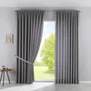 2er Set Vorhänge Blickdicht »PALERMO« HxB 250x300 cm Grau Produktbild-Vorschau 1