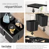 Poubelle de tri ASHLYN 31 L avec 3 compartiments - noir Voir les images du produit 7
