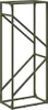 vidaXL Houtopslagrek, olijgroen, 40x25x100 cm, koudgewalst Productafbeelding-voorbeeld 1