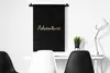 MuchoWow® Wandteppich Wandbehang Zitat - Abenteuer - Gold Produktbild-Vorschau 4
