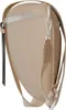 Damen Crossbody Umhänge Hand Tasche Echt  30618 Taupe Produktbild-Vorschau 3
