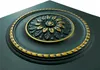 A close-up, angled view of a decorative panel with a floral motif. Produktbild-Vorschau