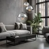 LED Hängeleuchte, 3-Flammig, Glas Kugeln, Chrom, D 51 cm Produktbild-Vorschau 7