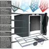 HATTORO P100 XL Metall Gerätehaus Geräteschuppen Schuppen Produktbild-Vorschau 2