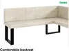 MEBLINI Eckbank für Esszimmer mit ausziehbarem Tisch  - Produktbild-Vorschau 5