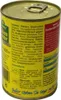 A close-up, slightly angled view of a yellow tin can of soup, with its label prominently displayed. Náhled obrázku produktu