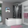 Kombination Badewanne Dusche K50-L32-EC Duschtempel 170x100 Produktbild-Vorschau 4
