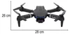 Dron RC E99 Pro dvojitá kamera 720P bezhlavý režim Náhled obrázku produktu 2