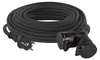 Venkovní prodlužovací kabel 25 m / 2 zásuvky / černý / guma / 230 V / 1,5 mm2 Anteprima dell’immagine prodotto