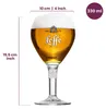 Bicchiere da birra Leffe 330 ml - 4 pezzi Anteprima dell’immagine prodotto 6