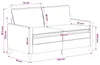 vidaXL Sofa Grün 156 x 81 x 87,5 cm Polyester Produktbild-Vorschau 8