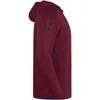 JAKO Unisex Kapuzenjacke Challenge, Farbe:maroon/marine, Produktbild-Vorschau 4