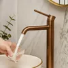 Balneo Wasserhahn Waschtischarmatur hoch kupfer Edelstahl | Produktbild-Vorschau 5