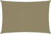 vidaXL Voile d'ombrage Oxford Rectangulaire 3x5 m Beige Voir les images du produit 14