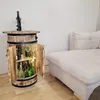 Bar aus Holzfässern mit Aufsatz und LED-Beleuchtung für Produktbild-Vorschau 9
