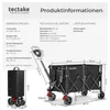 tectake® Bollerwagen RollRider inklusive Einlegeboden, Produktbild-Vorschau 5