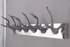 Appendiabiti da parete in look antler in argento Anteprima dell’immagine prodotto 2