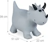 relaxdays Animale gonfiabile Dino, grigio grigio Anteprima dell’immagine prodotto 4