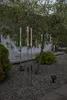 Solar-powered LED lights in a garden setting. Produktbild-Vorschau