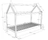 Hausbett Dallas 1 90x200 - weiß Produktbild-Vorschau 7