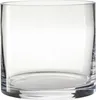 Dekoglas Vase ZYLINDER H. 15cm D. 14,5cm Glas klar rund Produktbild-Vorschau 1