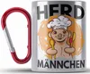 Trendation - Herd Männchen Koch Geschenk Edelstahl Tasse Produktbild-Vorschau 1