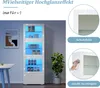 Merax Vitrine LED mit Verstellbare Glastrennwände, Produktbild-Vorschau 8