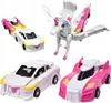 Transformujúce Magnetické Auto Jednorožec 2v1 - Ružová Náhľad obrázku produktu 4
