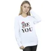 Disney - "Be You" Sweatshirt für Damen BI14310 (M) (Weiß) Produktbild-Vorschau 3