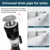 Waschbecken Ablaufgarnitur Kit, Geruchsdichte Siphon Produktbild-Vorschau 5