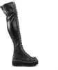 A single black boot shown against a white background. Podgląd zdjęcia produktu