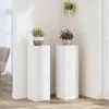 vidaXL Supporto per piante 2 pz. Bianco 25x25x80 cm Anteprima dell’immagine prodotto 2