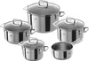 Zwilling Quadro Kochtopfset 5-tlg silber Topf Produktbild-Vorschau 1