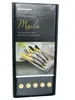 A product box for a cutlery set, featuring an image of the cutlery and brand information. Produktbild-Vorschau
