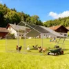 Hühnerstall Hühnerhaus Geflügelstall 3x4x2m Freilaufgehege Produktbild-Vorschau 14