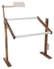 Cerceau à broder en bois antique avec support | Cerceau Voir les images du produit 4