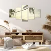 Bild auf Leinwand - Leinwandbild - 5 Teile - Palme Strand Produktbild-Vorschau 7
