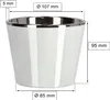KOTARBAU® Kleiner Keramik-Blumentopf ⌀ 11 cm Glasiert Weiß Produktbild-Vorschau 3