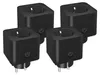 Ledvion 4er set Smart WLAN Steckdose schwarz Wi-Fi 16A Produktbild-Vorschau 1