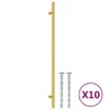 vidaXL Uchwyty meblowe 10 szt. Złoty 320 mm stal nierdzewna Podgląd zdjęcia produktu 1