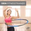 A woman is using a hula hoop in a room with large windows. Produktbild-Vorschau