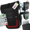 ELONEO Fahrradtasche für Gepäckträger mit LED Licht und Produktbild-Vorschau 1