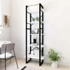 vidaXL Bibliothèque 5 compartiments Blanc 60x30x175 cm Bois Voir les images du produit 2