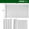 Zaun Ence DF13, PVC 1500 mm, L-3 m, grau, 1300g/m2, UV Produktbild-Vorschau 4