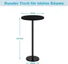 Tavolino nero da salotto base marmo 32CM nero Anteprima dell’immagine prodotto 2