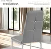 Lot de chaises avec strass - gris, Lot de 6 Voir les images du produit 5