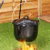 Ambiance Emaillepfanne mit Deckel für BBQ Ø 24 cm 6,7 Liter Produktbild-Vorschau 3